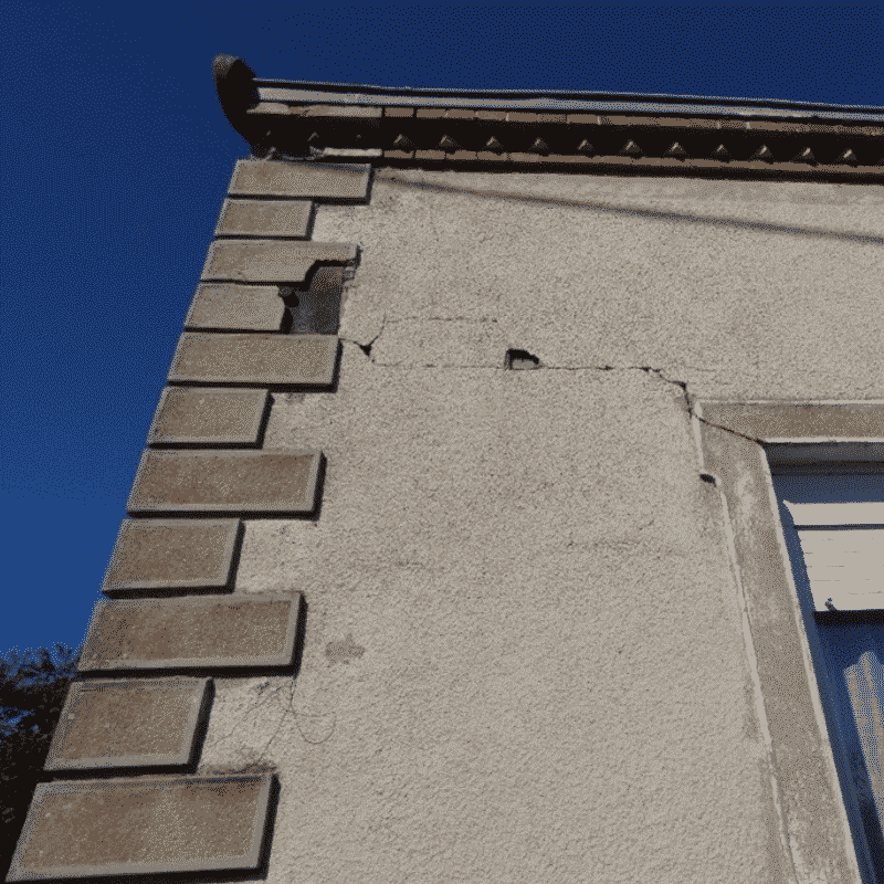 Fissure du à la variation des sols en sous œuvre dans le 85 Vendée