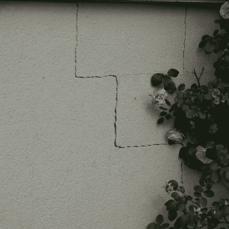 Fissure liée à un tassement en Vendée 85